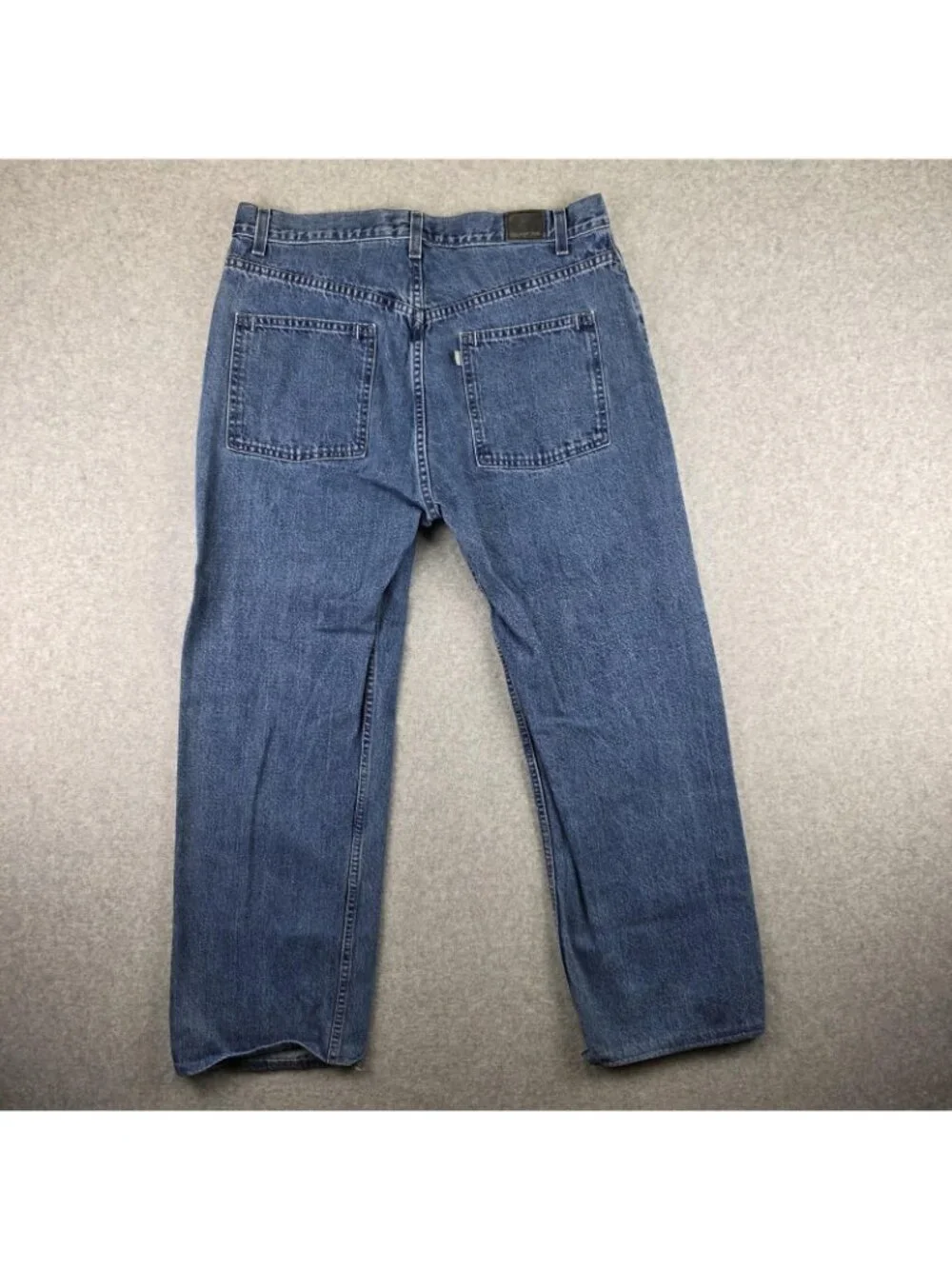 Levi's SilverTab Relaxed Straight Jeans Mens 36x29 Blue Denim Made in Mexico 200